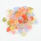 Color mezclado helado transparentes abalorios de la flor de acrílico X-M-PL554-3