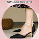 Pandahall elite 2 paires 2 couleurs lacets de chaussures en plastique ABS détachables pour femmes imitation perle pour talons hauts FIND-PH0007-46-6