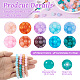 200Pcs 10 Colors Glass Beads GLAA-TA0001-29-4