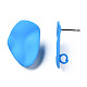 Accessoires de puces d'oreilles en fer peints au spray IFIN-N008-020B-3