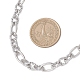 Цепочка Фигаро из нержавеющей стали 304 NJEW-JN05705-3