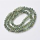 Electroplate Transparent Glass Beads Strands EGLA-A034-T6mm-S11-2