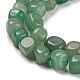 Chapelets de perle verte d'aventurine naturel G-F464-04A-4