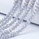 Chapelets de perles en verre électroplaqué X-EGLA-A034-P8mm-B11-1