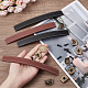 GORGECRAFT 4 Sets 2 Colors Leather Door Handle Drawer Pulls Metal Hardware Cabinet Suitcase Luggage Pulls Grip Door Knobs Drawer Handles Replacement Cabinet Pull Strap with Alloy Buckles & Screws DIY-GF0006-73-3