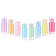 Benecreat 24 Stück 10 ml Macaron leere Lotionsflasche mit Flip-Cap-Plastik-Flugreiseflaschen für Duschgel-Shampoo-Parfüm-Toilettenartikel MRMJ-BC0001-49-2