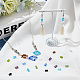Hobbiesay 400 pièces 10 couleurs perles de verre transparentes GLAA-HY0001-26-5