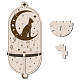 CREATCABIN DIY Poplar Wood Dowsing Pendulum Holders HJEW-CN0001-23H-1