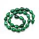 Synthetic Malachite Beads Strands G-T004-08-2