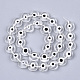 Chapelets de perles vernissées manuelles LAMP-S191-02D-10-2