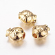 Perle in ottone placcato oro 24k reale X-KK-P097-02-1