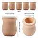 GORGECRAFT 10pcs Unfinished Blank Wooden Vase Flower Vase Handmade Natural Flower Container DIY Painting Toys for Hand Painting Crafts Home Office Decor WOOD-GF0001-04-3