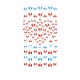 Valentinstag 5d liebe nail art sticker decals MRMJ-R109-Z-D4380-1