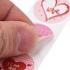 Круглые бумажные наклейки на день святого валентина DIY-I107-03A-4