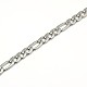 Fashionable 304 Stainless Steel Figaro Chain Necklaces for Men STAS-A028-N016P-2