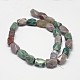 Natural Indian Agate Cuboid Bead Strands G-M258-01-2