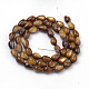 Eau douce naturelle de coquillage perles brins SHEL-Q015-8x5-03-3