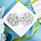 GORGECRAFT 2Pcs Rhinestone Shoe Clips Dainty Shiny Elegant Crystal Buckle Shoe Clip Jewelry Decoration Crystal Shoe Buckle With Crystal Rhinestone for Wedding Party Shoes Decoration DIY-WH0032-16P-4