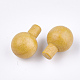 Природных шарики древесины WOOD-T018-04F-2