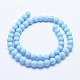 Chapelets de perles en jade Mashan naturel X-G-K245-01F-8mm-2