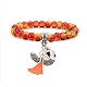 Glass Beads Stretch Bracelets BJEW-JB02872-5
