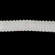 ポリエステルグログランリボン  印刷された花  グレー  1インチ（25mm）  約20ヤード/ロール（18.29メートル/ロール） OCOR-R043-17C-4