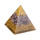 Pyramide d'orgonite DJEW-K017-02C-2