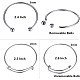 Set di braccialetti in ottone MAK-BC0001-02S-3