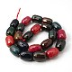 Natural Agate Beads Strands G-G313-8x12mm-05-2