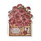20 Stück 20 Stile Vintage Blume Haustier wasserdichte selbstklebende Aufkleber DIY-G108-01A-4