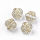 Chapado de perlas de acrílico transparente X-PACR-Q115-57-1