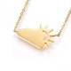 304 Stainless Steel Pendant Necklaces NJEW-H491-09G-2