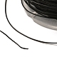 ラウンド銅クラフトワイヤー  ジュエリー作りのための  長持ちメッキ  ブラック  24ゲージ  0.5mm  約39.37フィート（12m）/ロール。 CWIR-C001-01B-05-3