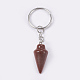 Synthetic Goldstone Keychain KEYC-P041-A07-2