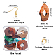 Olycraft bricolage kits de fabrication de boucles d'oreilles pendantes DIY-OC0006-14-3