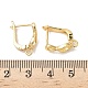 Латунная фурнитура для хооп серег KK-G536-10G-3