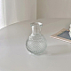 ミニガラス花瓶  マイクロランドスケープドールハウスアクセサリー  小道具の装飾のふりをする  透明  80x115mm BOTT-PW0011-12C-1