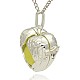 Серебряные медные подвески в форме сердца KK-J241-07S-2