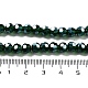 Chapelets de perles en verre transparent électrolytique EGLA-A035-T6mm-A10-4