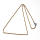 304 Stainless Steel Rope Chain Necklaces NJEW-I065-20B-2
