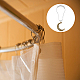 SUPERFINDINGS 1 Set Iron Shower Curtain Rings HJEW-FH0001-45-6
