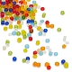 8 cuentas de semillas de vidrio de colores SEED-YW0001-62-6