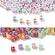 Kits de bracelet extensible en perles de cube de 6 mm pour la journée des enfants DIY-YW0001-82-2