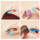 AHANDMAKER 2 Bags 2 Styles Silicone Sewing Thimble Finger Protector SIL-GA0001-02-6