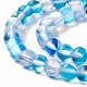 Chapelets de perles en pierre de lune synthétique G-E573-02A-01-3