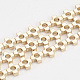 Electroplate Non-magnetic Synthetic Hematite Beads Strands G-T061-91LG-1