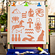 Шаблоны трафаретов для рисования на пластике домашних животных DIY-WH0244-119-5