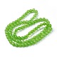 Verde naturale perle di giada fili G-I228-4mm-14-2