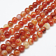 Natural Red Agate Bead Strands G-G880-05-8mm-2