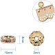 PandaHall Elite 400 pcs Brass Grade B Rhinestone Rondelle Spacer Beads for Jewelry Craft Making RB-PH0008-02-2